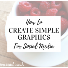How to create simple graphics for social media
